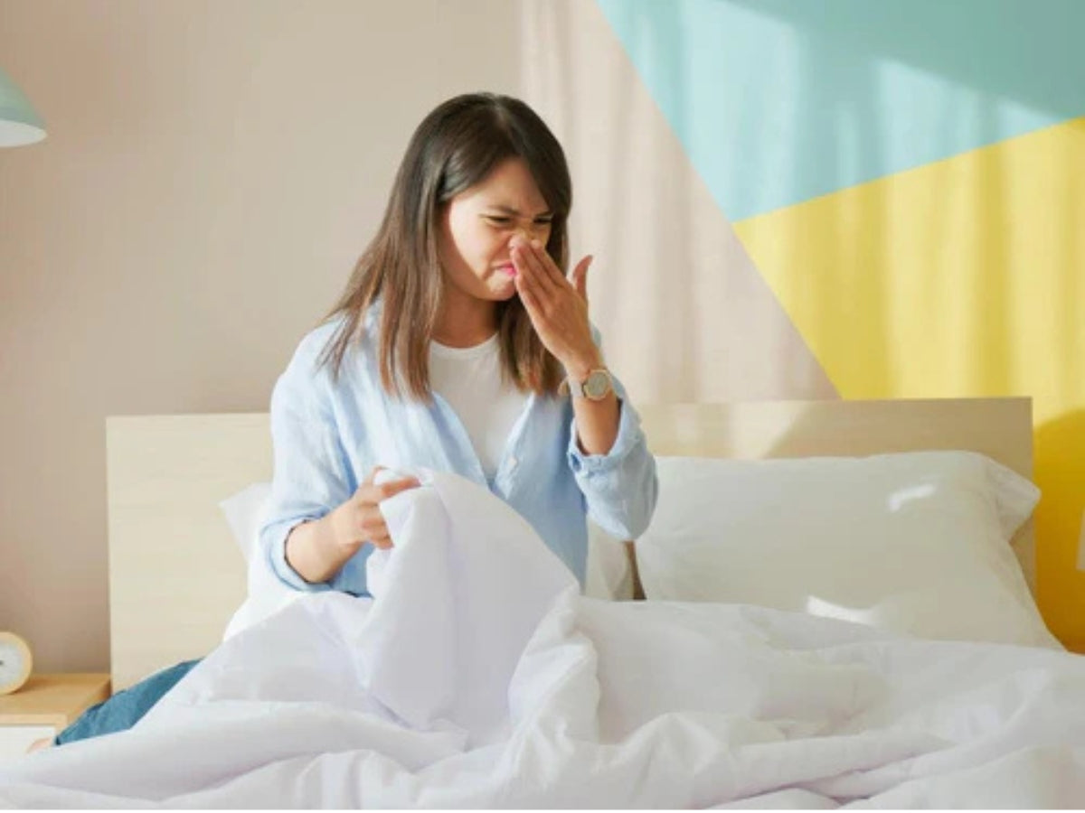 Alte Decken und Kissen entsorgen