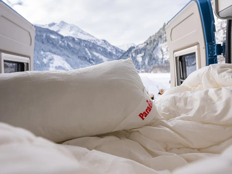 Bettdecke für Camping im Winter