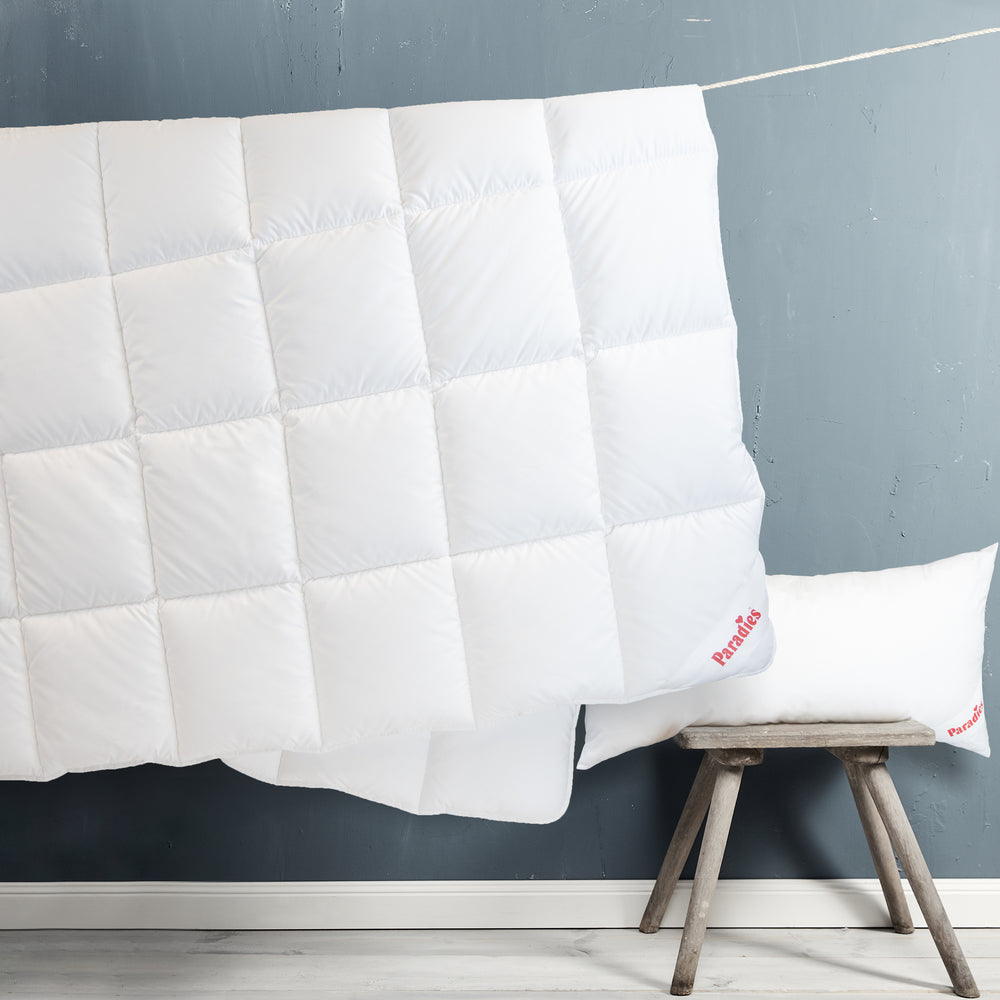 kissen zum zelten Basic-Set · Faserdecke + Kopfkissen
